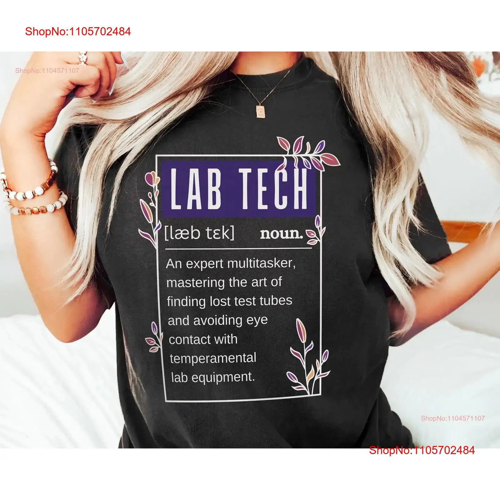 Medical Lab Design - T-shirt drôle pour technicien de laboratoire,