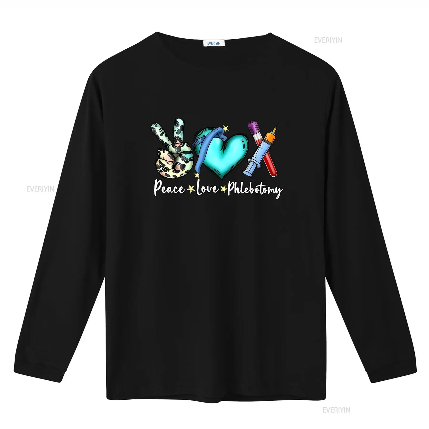 T-shirt Peace Love Phlebotomy  - Medical Lab Design avis et prix