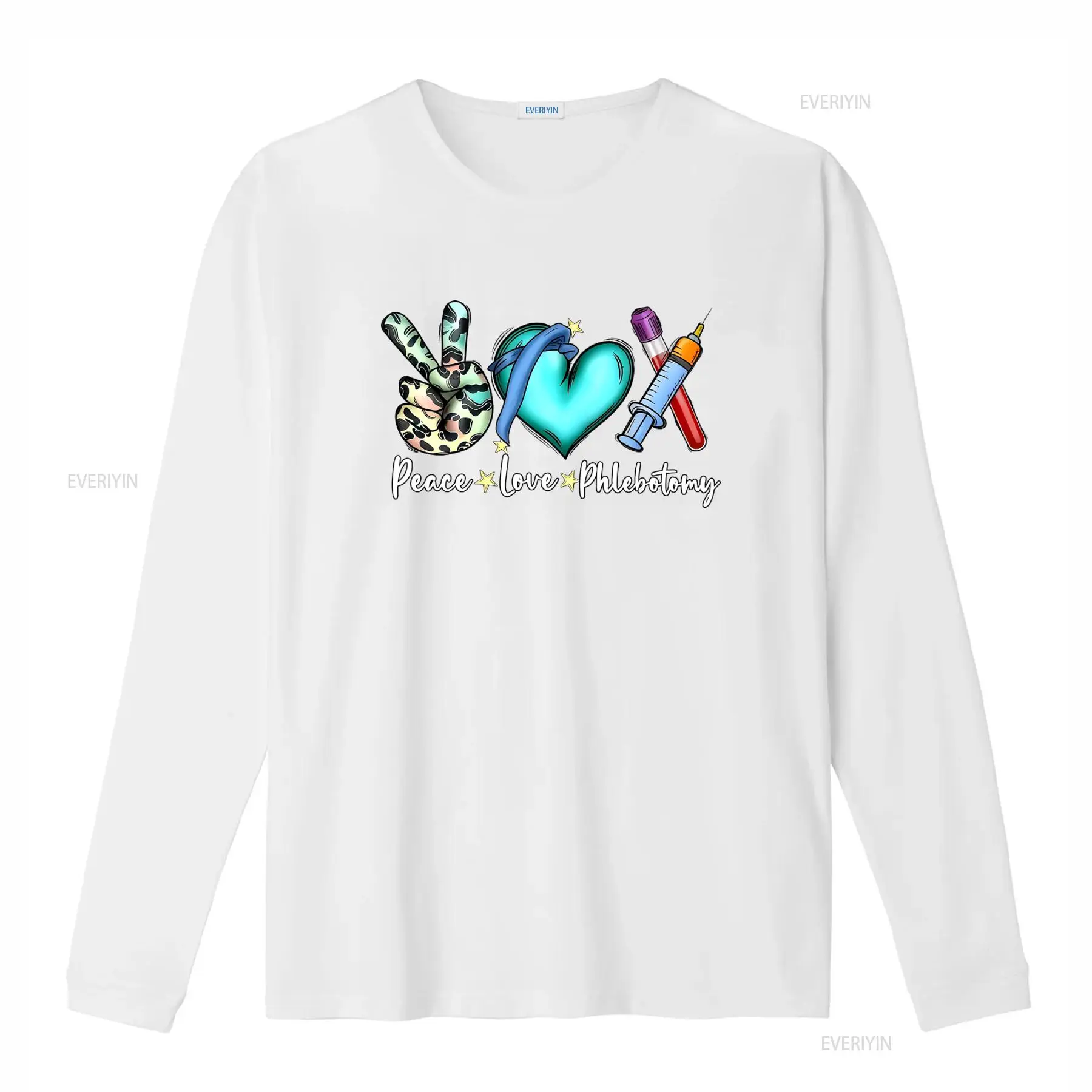 T-shirt Peace Love Phlebotomy  - Medical Lab Design avis et prix